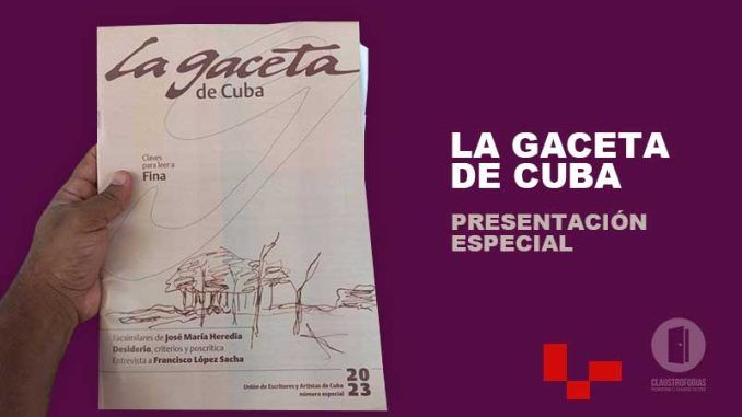 Nuevo número de la revista La Gaceta de Cuba