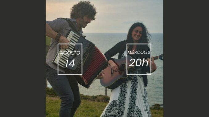 Miércoles 14 de agosto, 20.00 Ramón Bueno y María Méndez en el Rayo Verde