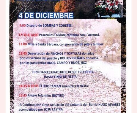 Miércoles 4 de diciembre, 12.30 L´arrancá en Corrobarcen