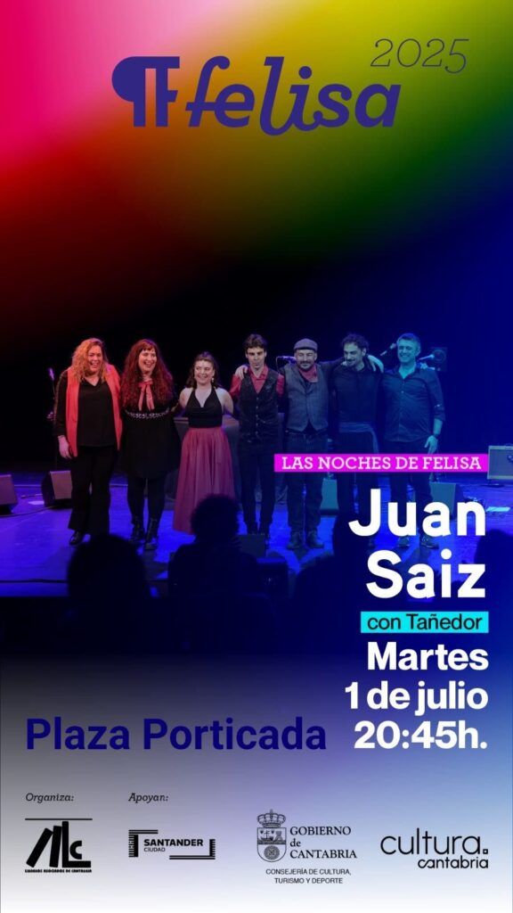 Lunes 30 de junio y martes 1 de julio Uruna y Tañedor en Las Noches del Felisa, Plaza Porticada- Santander Lunes 30 de junio y martes 1 de julio Uruna y Tañedor en Las Noches del Felisa, Plaza Porticada- Santander